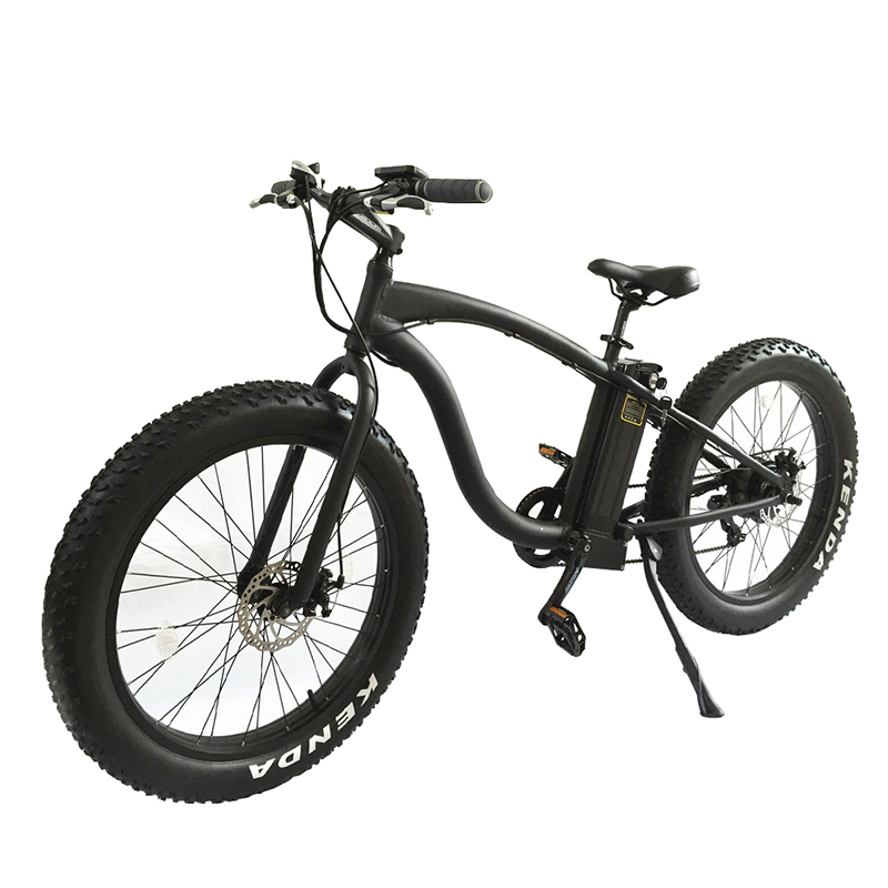 26*4.0-inch 48v 500w 1000w 1500W Fat Tire Electric Chopper Bicycle Mountain Electric Bike