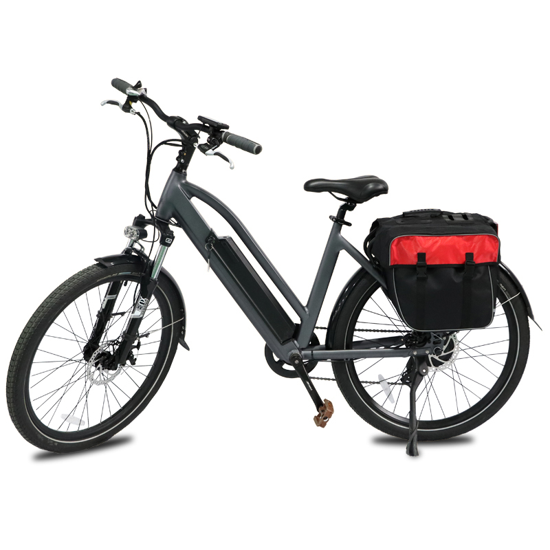 Best Quality Brushless Hub Motor 26 Inch 48v 500w 750w 1000w Full Suspension Fast Chinese  Electric City Bike With Bag