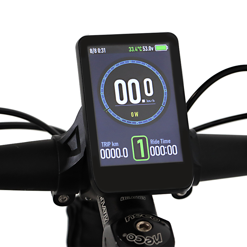 TFT LCD colorful display with waterproof and standard connector for Electric Bike