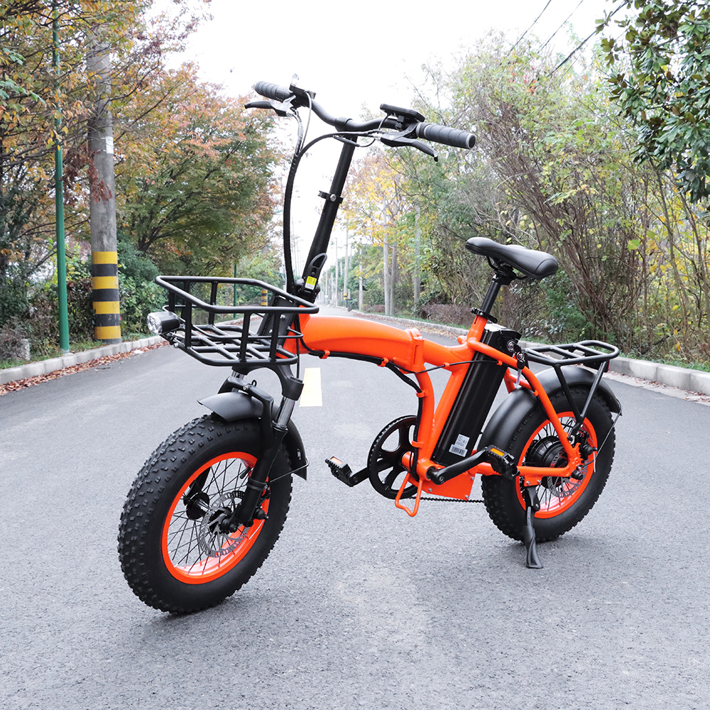 High Quality Folding Fat Tire 250w 350w 16 Inch Light Weight Electric Mountain Bike 36v Lithium Battery Adult Electric Bicycle