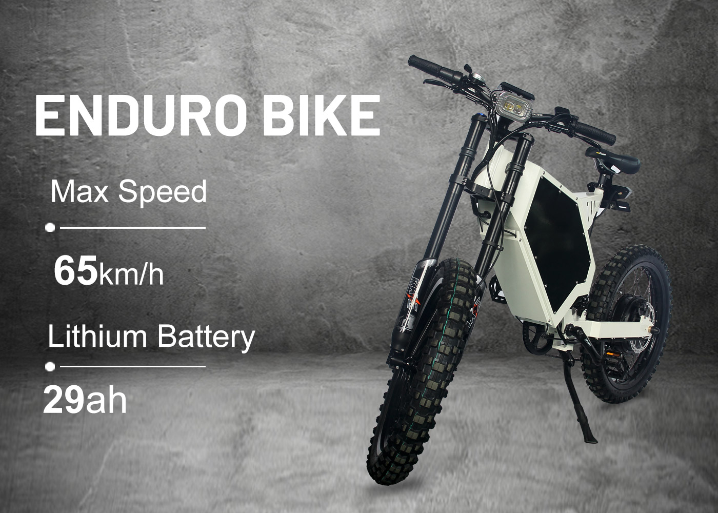 19" Electric Mountain Bike Enduro Full Suspension Ebike With 3000w/4000w Motor for sale