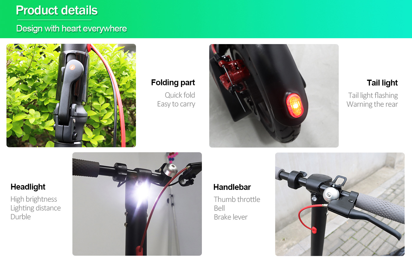 details of Electric Scooter for sale