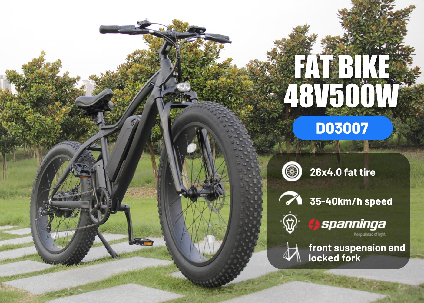 26 Inch 48v 500w electric bike for sale
